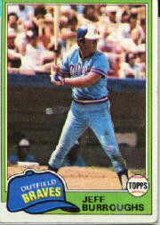 1981 Topps Baseball Cards      020      Jeff Burroughs